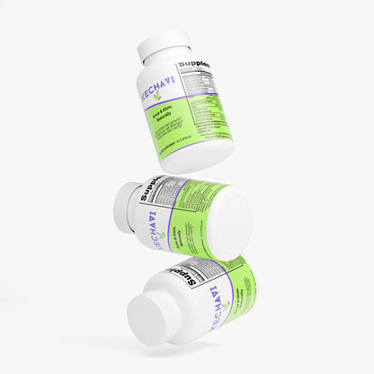 KECHAVI Natural Multivitamin + Hair Smoothie Recipe E-Book + Daily Haircare Guide