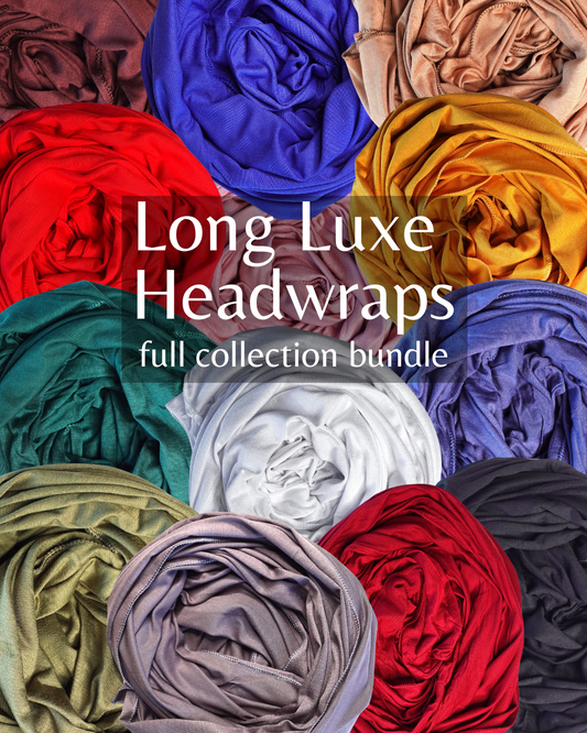 Long Luxe Headwrap Full Collection (13 colors)