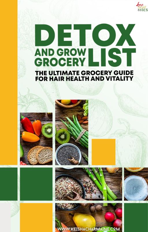 Detox and Grow Grocery List: The Ultimate Grocery Guide for Hair Health and Vitality